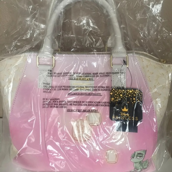 NWT!🌟RARE🌟Loungefly Tangled Tote Purse!💗 - Picture 3 of 5